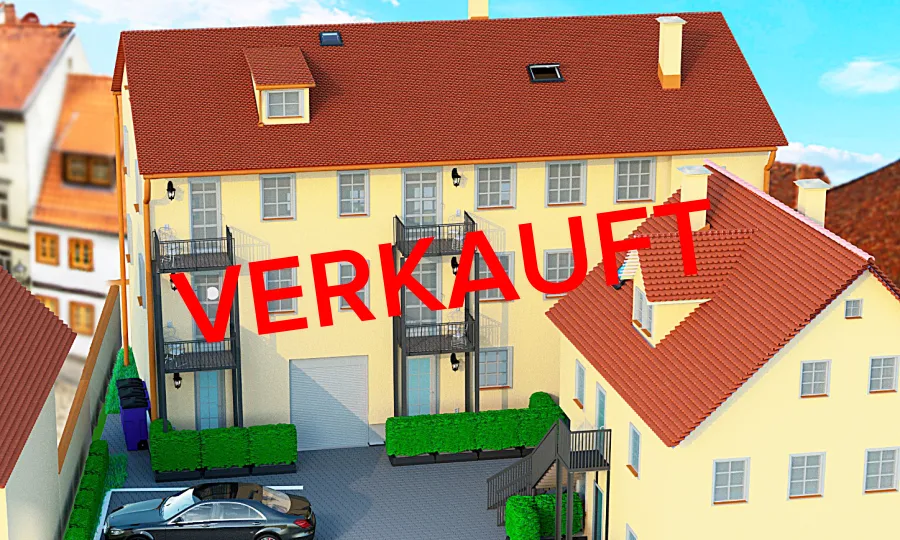 Denkmal-Mehrfamilienhaus im Stadtzentrum - Roth (Unverb. Illustration)