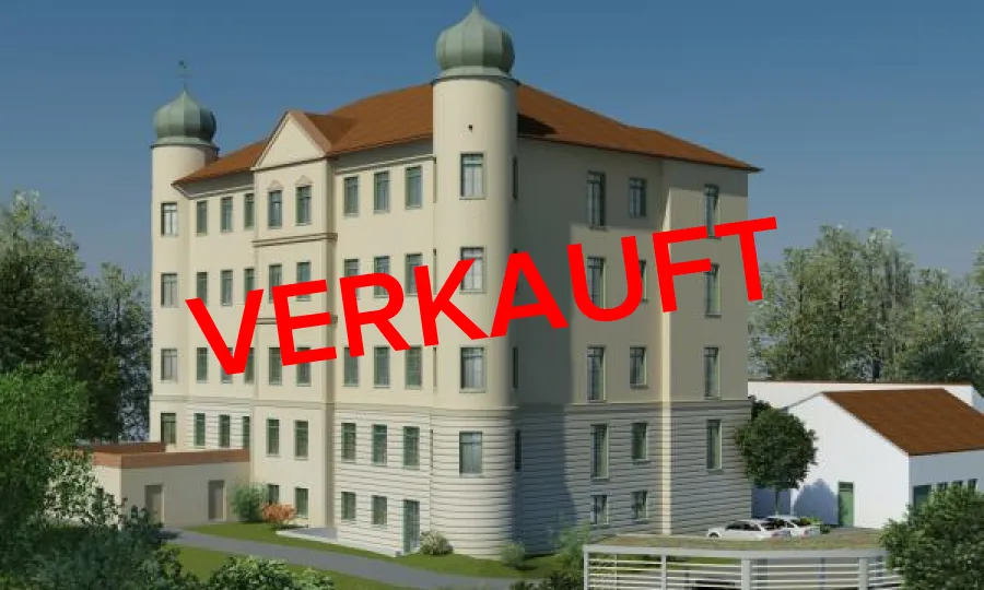 Schloss Strassberg - Augsburg (Unverb. Illustration)