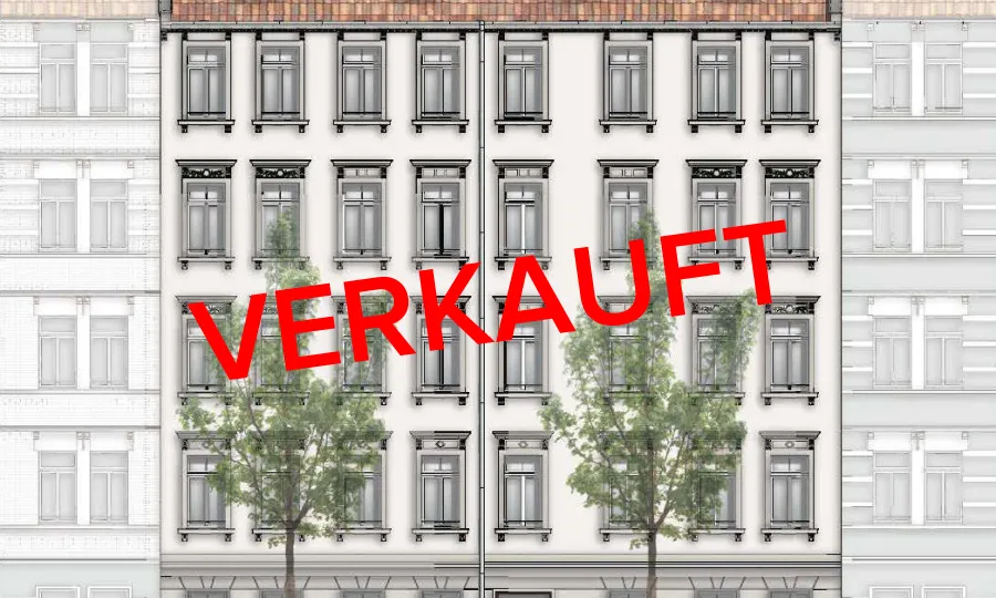 Jugendstildenkmal im Szeneviertel - Leipzig (Unverb. Illustration)