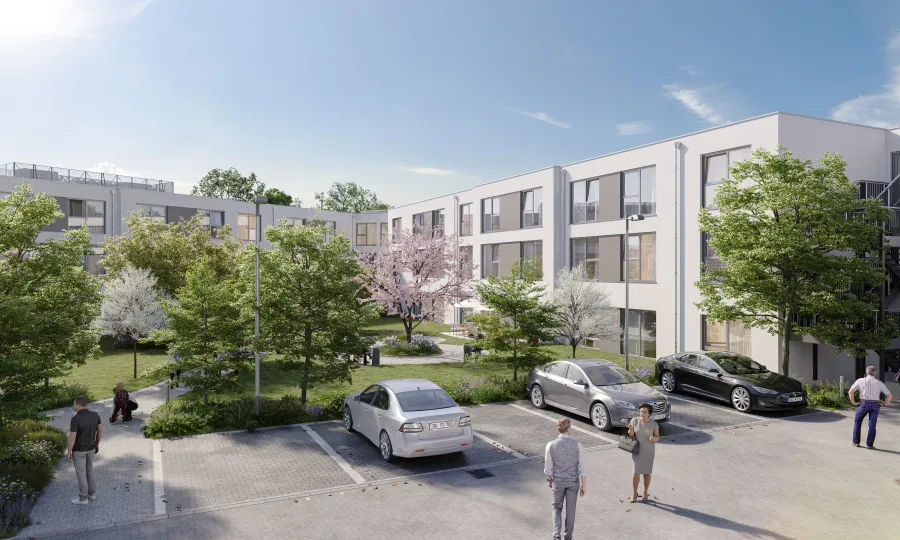 Seniorenzentrum Bergheimer Straße - Duisburg (Unverb. Illustration)