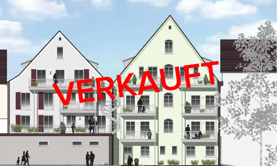 Altstadtwohnungen am Marienplatz - Schongau (Unverb. Illustration)