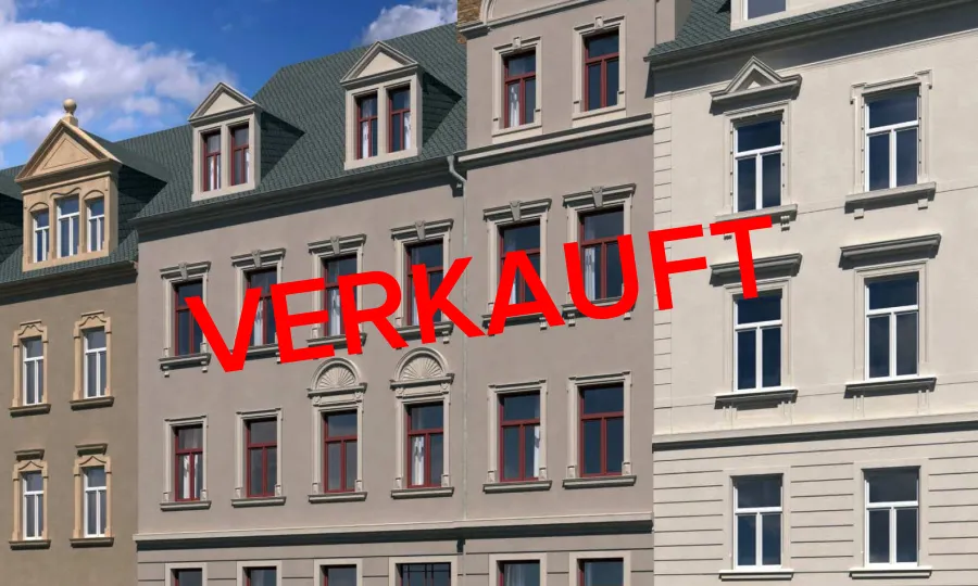 Gründerzeitdenkmal in Zentrumsnähe - Freiberg (Unverb. Illustration)