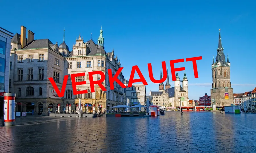 Gründerzeithaus im Stadtzentrum - Halle (Unverb. Illustration)