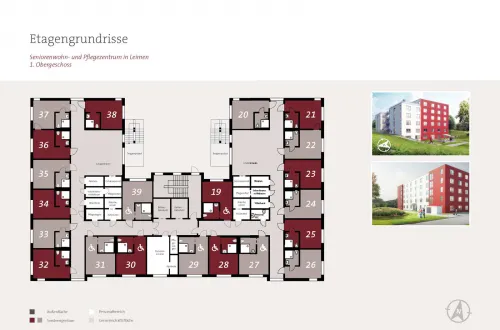 Seniorenwohnheim Leimen - Heidelberg (Unverb. Illustration)