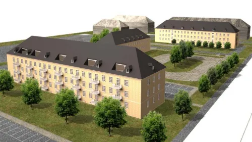Alte Kaserne - Bitburg (Unverb. Illustration)