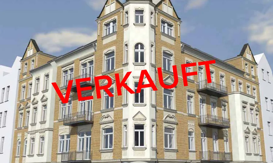 Mehrfamilienhaus auf dem Kaßberg - Chemnitz (Unverb. Illustration)