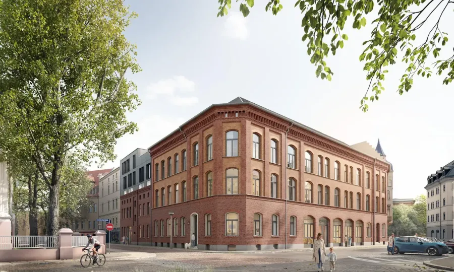 Kaiserliche Feuerwache - Halle (Unverb. Illustration)