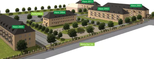 Alte Kaserne - Bitburg (Unverb. Illustration)
