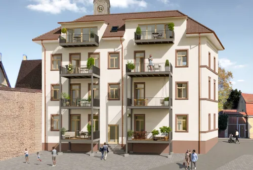 Altes Schulhaus - Kindenheim (Pfalz) (Unverb. Illustration)