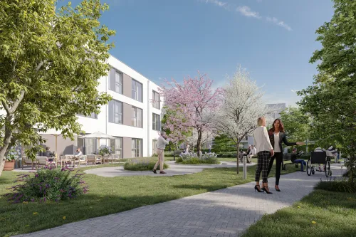 Seniorenzentrum Bergheimer Straße - Duisburg (Unverb. Illustration)
