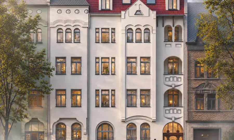 Jugendstilhaus Markranstädt - Leipzig (Unverb. Illustration)