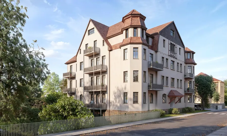 Villa Peuschel - Merseburg (Unverb. Illustration)