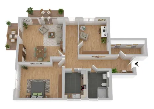 Villa Cura - Bad Salzdetfurth (Unverb. Illustration)